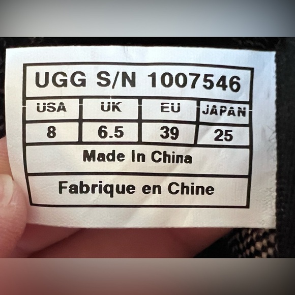 Ugg Women’s Size 8 Canvas Woven Lace Up Boots 2822 - Picture 4 of 5